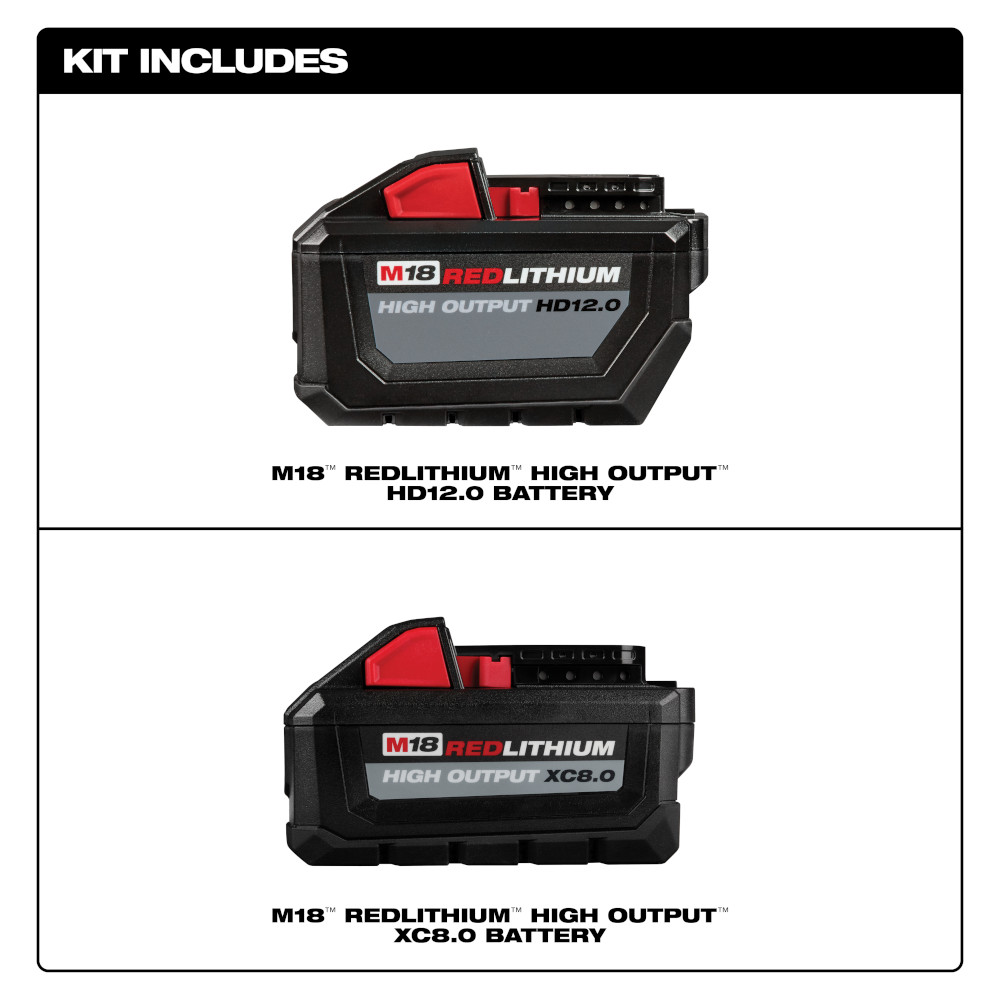 Milwaukee M18 REDLITHIUM High Output XC8.0 Battery from GME Supply